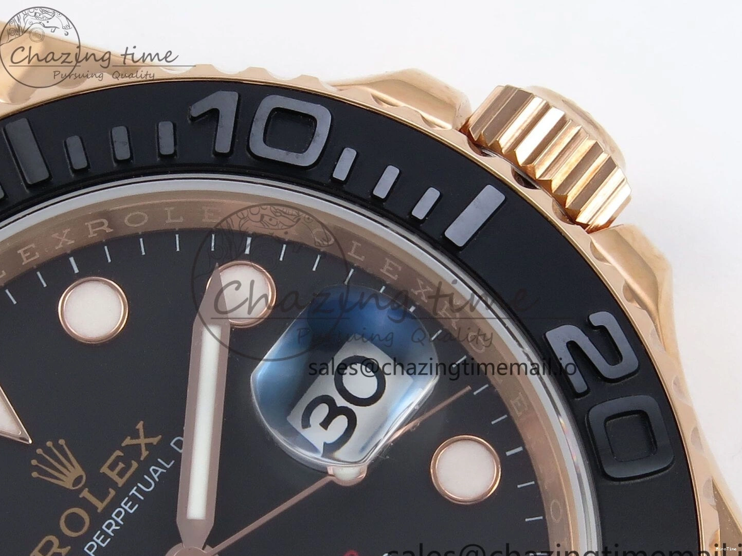 MiroTime 0303 Yacht-Master 40mm 126655 EWEF Best Edition Black Dial on Oysterflex Strap A Sophisticated 787